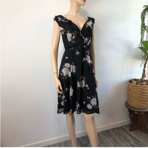 Torrid floral V-neck midi dress size:16